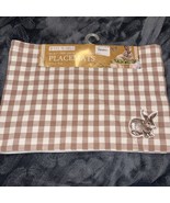 Nordstrom Bunny Meadows 4 Piece Placemat Set. 13in X 19” 100% Cotton - £22.02 GBP