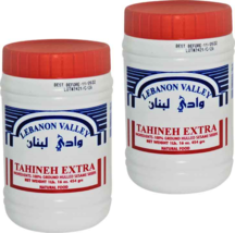 Lebanon Valley Tahineh Extra Ground Sesame Seeds, 2-Pack 16 oz. Jars - £24.43 GBP