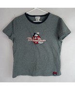 Walt Disney World Embroidered Mickey Mouse Since 1928 Gray T-Shirt Size ... - $14.84
