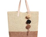 Mar Y Sol Montauk Sand Colorblock Raffia Handmade Tote Bag - MSRP $165.00 - $59.39