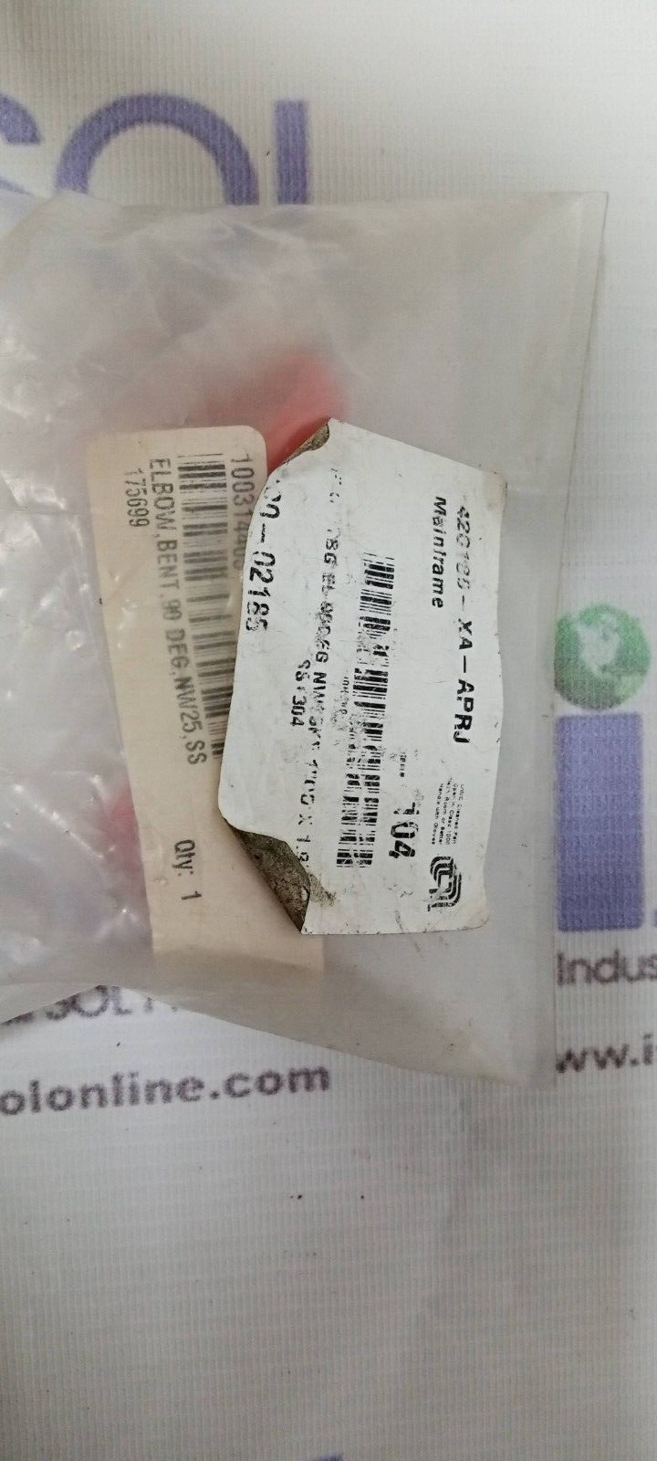 100314403 90 Deg ELBOW NW25 KF FLANGE Fitting MKS/HPS AMAT 3300-02185 - $51.04