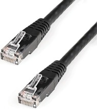 StarTech.com 10ft CAT6 Ethernet Cable Black CAT 6 Gigabit Ethernet Wire 650MHz 1 - £24.52 GBP