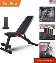 Adjustable Weight Bench Full Body Workout Multi-Purpose Foldable Incline... - $124.12