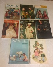 LOT of 8 Vintage BERNAT PATTERNS, mens, womens and children, afghans - £10.22 GBP