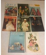 LOT of 8 Vintage BERNAT PATTERNS, mens, womens and children, afghans - $17.76 CAD