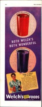 Vintage 1946 WELCH&#39;S GRAPE JUICE Magazine Print Ad:e8 - £19.22 GBP