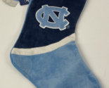 North Carolina Tar Heels Premium Blue / White Embroidered Christmas Stoc... - $19.79