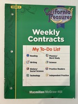 California Treasures Weekly Contracts Grade 4 My To-Do List - £7.00 GBP