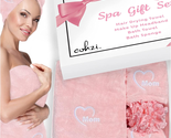 Mothers Day Spa Gifts for Mom - Microfiber Hair Drying Towel Wrap and Ba... - £52.59 GBP