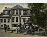 Lovett House Hotel Postcard Chester Nova Scotia Canada 1920s Oxen Drawn ... - £30.21 GBP
