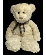 Ty Classic Charisse Ivory Cream Teddy Bear 2006 Beanbag Plush Plaid Bow ... - £51.94 GBP