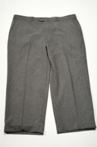 St. Croix 42 x 29 Dark Gray Ribbed Cuffed Recent Dress Pants - £26.78 GBP