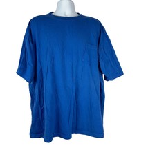 Sandy River Men&#39;s Blue Short Sleeved Crew Neck T-Shirt Size 2XLT - £12.56 GBP