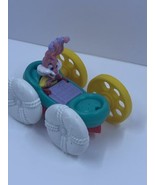 1990 Mcdonalds Happy Meal Toy Tiny Toons Adventure Flip Car Plucky &amp; Babes - £5.41 GBP