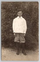 RPPC Handsome Young Man Posing For Photograph Postcard O22 - $6.95