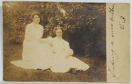 Muncy Pa Young Victorian Ladies Taking a Sun Bath 1906 to Montgomery Postcard R2 - £11.15 GBP