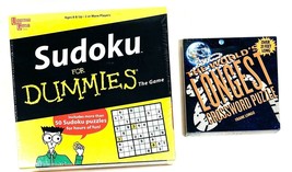 Sudoku for Dummies THE GAME and The World's Longest Crossword Puzzle New Sealed - $19.99