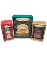 VTG Lot of 3 Hallmark Keepsake Christmas Ornaments Glorious Angle, Holly... - £28.30 GBP