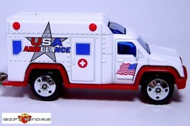 RARE KEY CHAIN HEROES US FLAG AMBULANCE EMT MEDIC RESCUE CUSTOM LIMITED ... - £26.14 GBP