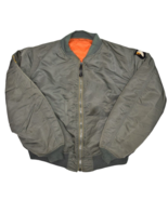 Vintage Alpha Industries Jacket Mens 2XL MA-1 Bomber Flyers USAF Flight ... - £69.48 GBP