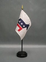 Democrat Party 4&quot;x6&quot; Desk Stick Flag, With Black Plastic Stand - $8.99