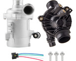 Electric Engine Water Pump w/ Bolts Thermostat fir for BMW X3 X5 328i 12... - $307.89