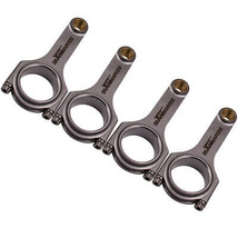 Racing Forged Connecting Rod Rods for Toyota 5E 5EFE Corolla Vios Corsa 130.5mm - £304.03 GBP