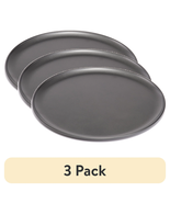 (3 Pack)  16 Inch Non-Stick Pizza Pan, Large, Gray - $796.01 MXN