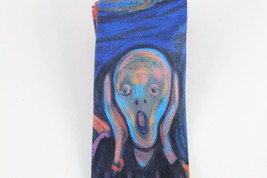 Vintage 90s Ralph Marlin Edvard Munch The Scream Art Neck Tie Dress Tie USA - £22.49 GBP