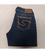 Silver Suki Blue Jeans 28x31 Dark Wash Mid Skinny Leg - $32.95