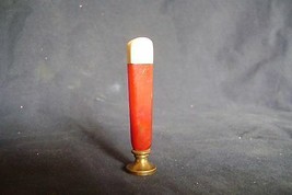 vintage bakelite seal  art deco red color and beige  - £29.98 GBP