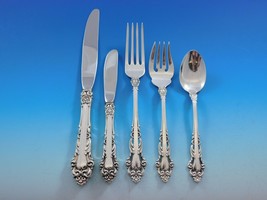 Grande Renaissance Reed and Barton Sterling Silver Flatware Set Service 80 pcs - £3,772.06 GBP