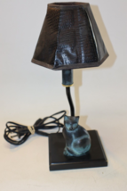 San Pacific International Cat  Reading Lamp SPI With Shade Figurine Ligh... - $39.59