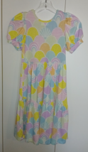 DOT DOT SMILE GIRL&#39;S SS KNIT DRESS-PASTEL COLORS-WORN ONCE-8/10-CUTE - $13.60 CAD