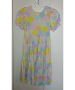 DOT DOT SMILE GIRL&#39;S SS KNIT DRESS-PASTEL COLORS-WORN ONCE-8/10-CUTE - $185.80 MXN