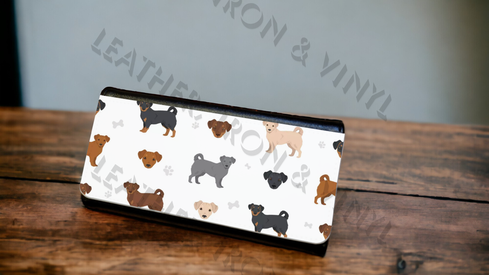 Primary image for Women's Trifold Wallet - Chiweenie Various Colors Pattern Design