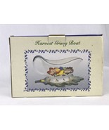 International Bazaar Harvest Gravy Boat Thanksgiving Holiday Leaf Fruit ... - £9.99 GBP