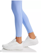 Aqua Scalloped Hem Leggings - $34.20