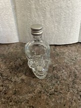 Crystal Head Vodka Skull Bottle Empty 2 oz mini Original Stopper Dan Akroyd - £10.85 GBP