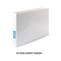 Bantex Landscape Insert Binder White 25mm A3 - 3 D-Ring - $45.60