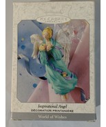 1999 Hallmark Keepsake Ornament Inspirational Angel-World of Wishes - $8.59
