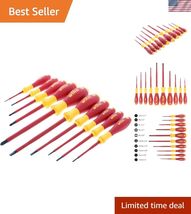 Slotted and Phillips Insulated Screwdriver Set, 1000 Volt, 10 Piece - $125.52