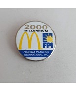 Vtg FPI 2000 Millennium Florida Plastics Int. McDonald&#39;s Employee Lapel ... - €8,04 EUR