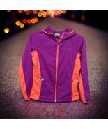 Columbia Jacket Hooded Windbreaker Girl Size L 14-16 or Women S Purple O... - $534.05 MXN