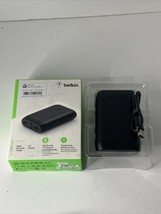 Belkin 10000mAh Portable Power Bank Charger Dual USB & USB-C In/Out - Black - £18.86 GBP