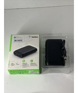 Belkin 10000mAh Portable Power Bank Charger Dual USB &amp; USB-C In/Out - Black - £18.93 GBP