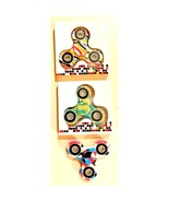 3 Fidget Spinners. 2 New, 1 Loose 3 Bladed Asst Designs Stress Relief Fo... - $12.87