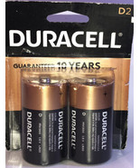 Duracell Copper Top”D&quot;Alkaline Batteries Long Lasting-1pk Of 2 Pieces-Ne... - £4.54 GBP
