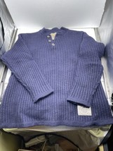 Vintage 90s Abercrombie &amp; Fitch &quot;THE BIG SWEATER&quot;  Large L Wool Pullover Y2K - £27.37 GBP