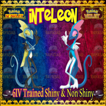 Pokemon Scarlet &amp; Violet Inteleon 6IV Shiny &amp; Non Shiny Best Stats Home - £1.59 GBP+